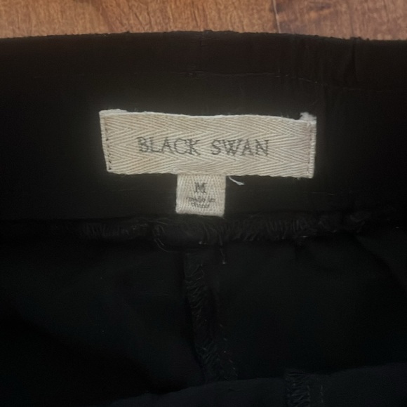 Black Swan Joggers with Pockets High Waisted Rayon Pants Size M - Picture 9 of 10